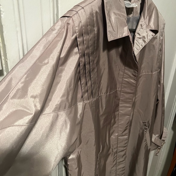 Silver vintage rain trench - Picture 4 of 6